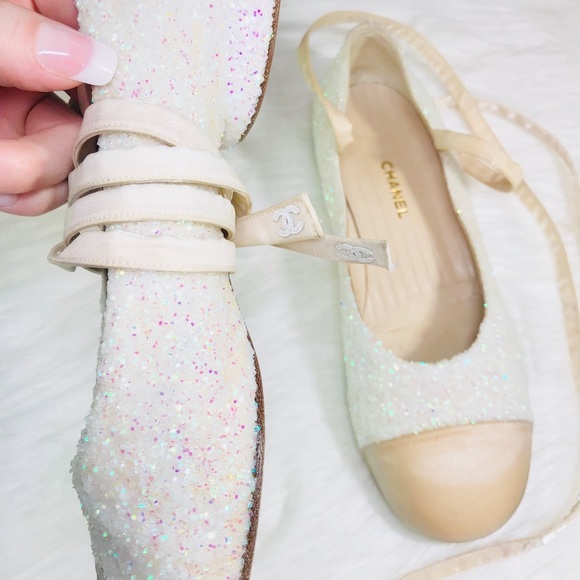 CHANEL AnkleWrap Ballerinas! - Picture 6 of 8
